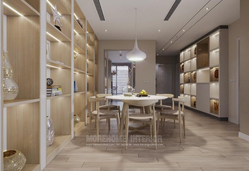 Trang trí nội thất phòng khách chung cư đẹp tinh tế
